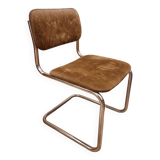 Pair of vintage tubular chairs