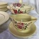 Old half-porcelain service Badonviller Strasbourg – 22 pieces