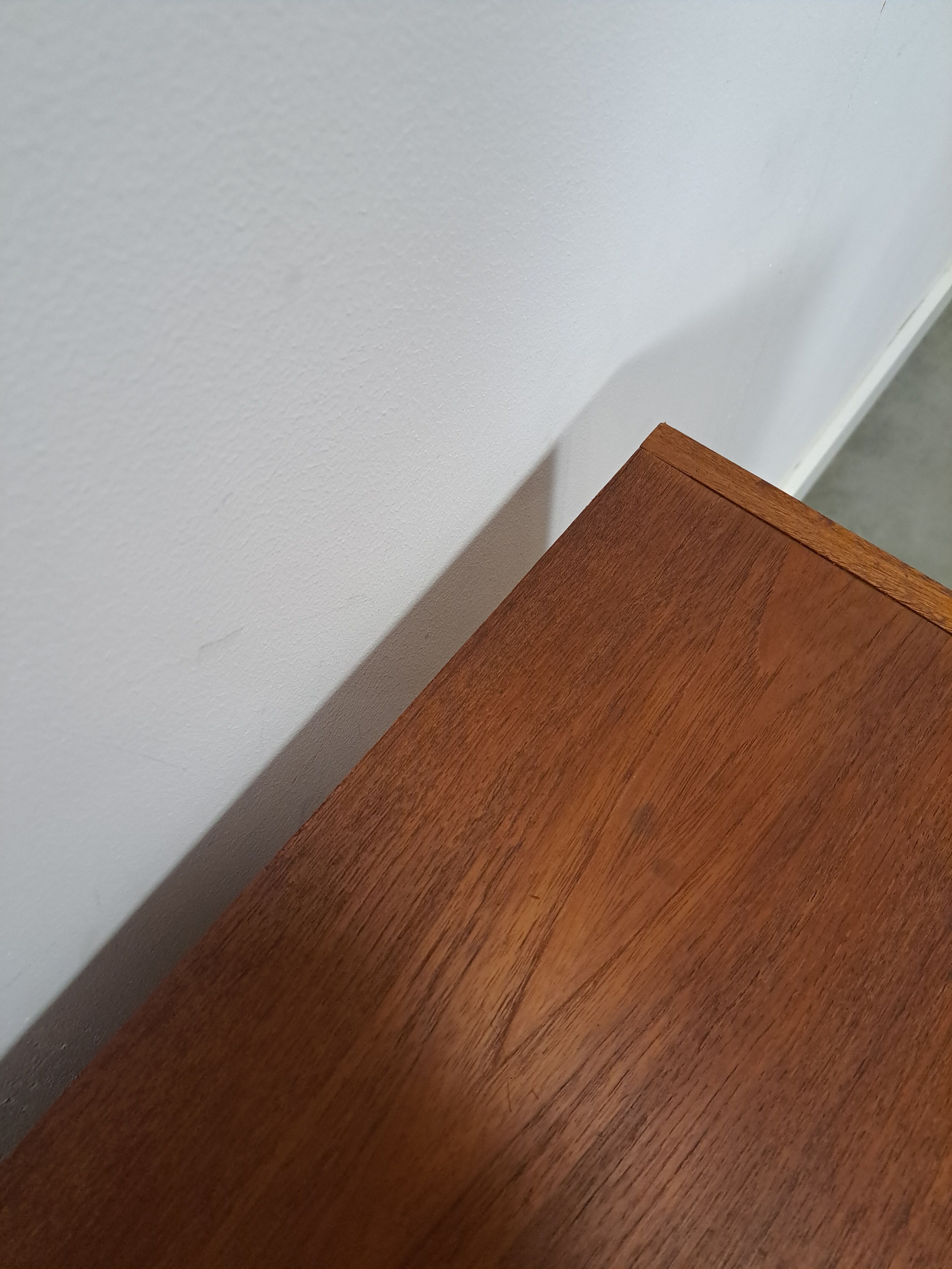 Danish teak chest of drawers with 4 drawers