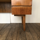 Bureau vintage en bois foncé