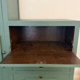 Art Deco Secretary Cabinet in solid wood