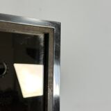 Italian vintage Romeo Rega chrome and brass mirror from 70s