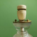 Pieds de lampe style Médicis balustre en verre souffé  et moulé