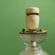Lamp bases in blown glass, molded, Medici, baluster