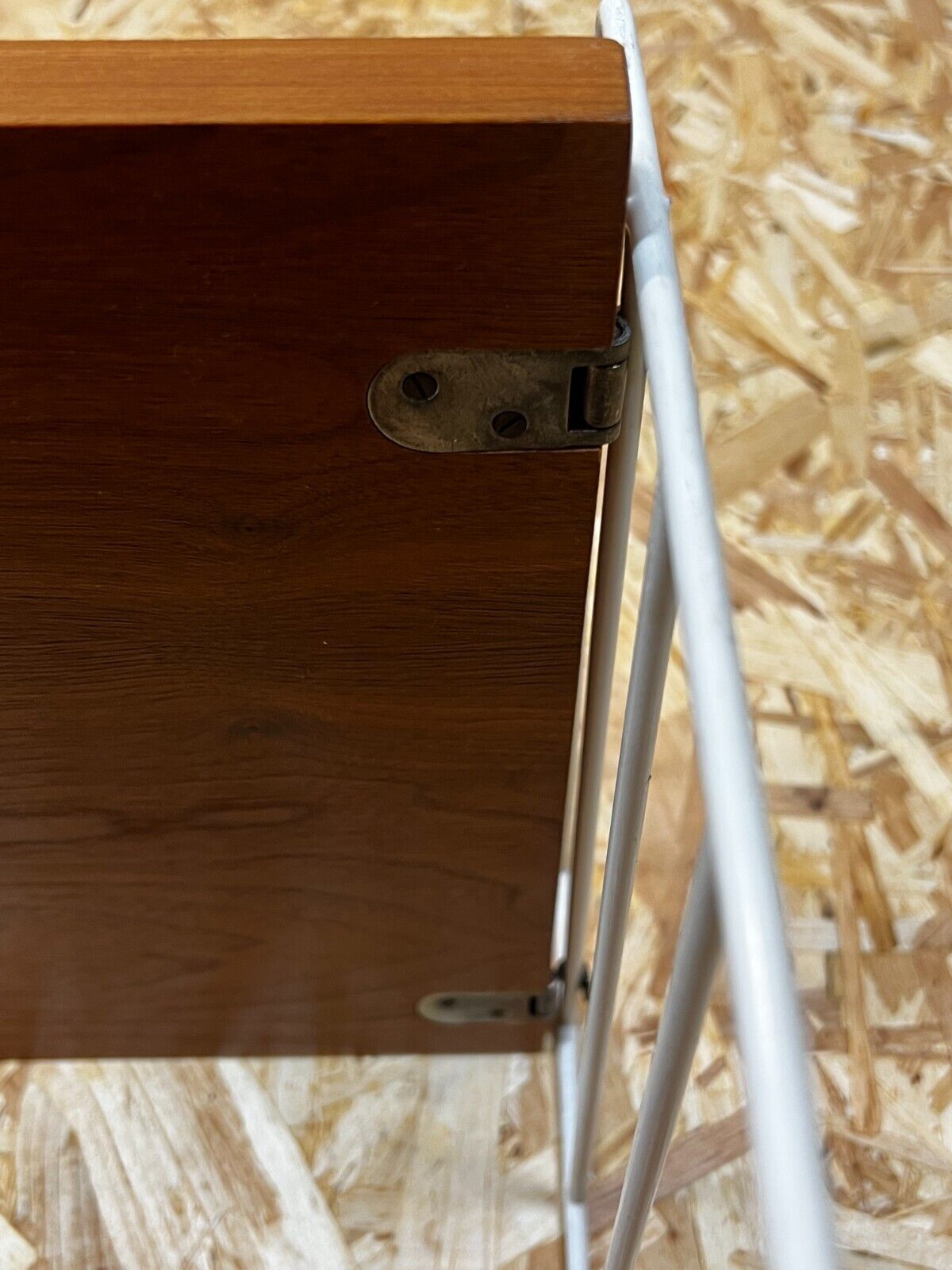 60s 70s teak string shelf module by Kajsa & Nils "Nisse" Strinning Sweden 60s