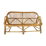 Vintage rattan sofa