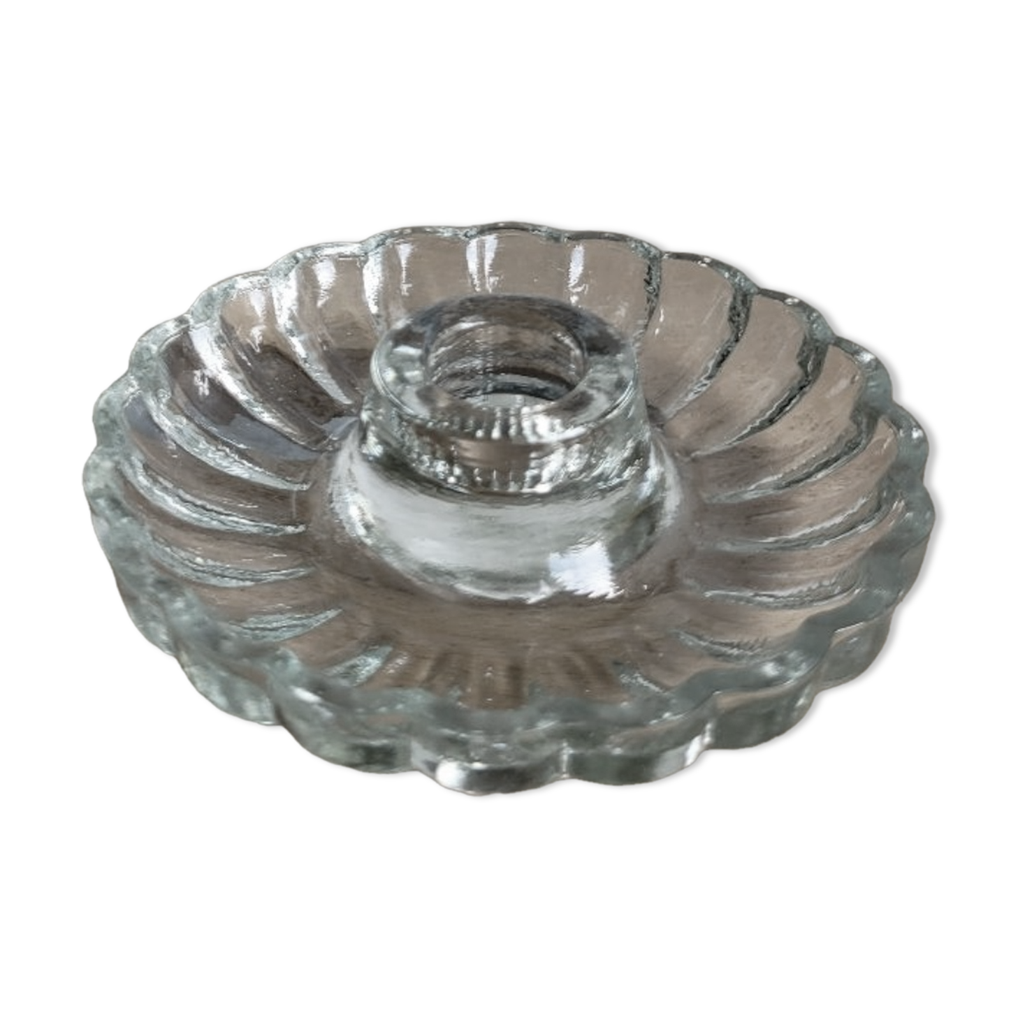 Marguerite glass candle holder