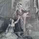 Gravure encadrée ancienne