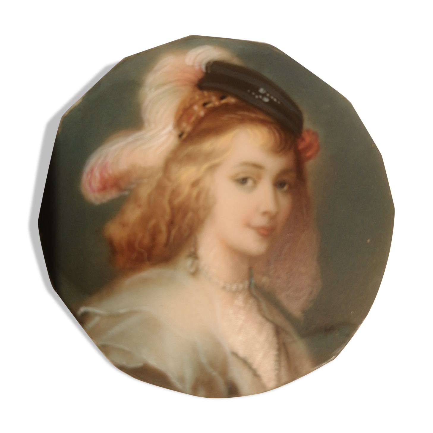 Miniature oil painting