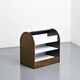 Pair of louvered furniture by Klaus Vogt for Thut Möbel, circa 1970.