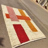 Handmade pure wool rug, size 150 x 250 cm