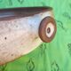 Set of 3 dishes in varnished pyrity sandstone, cream and brown