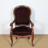 Paire de fauteuils cabriolet