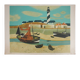Yves Ganne: The Lighthouse Boat, original signed lithograph