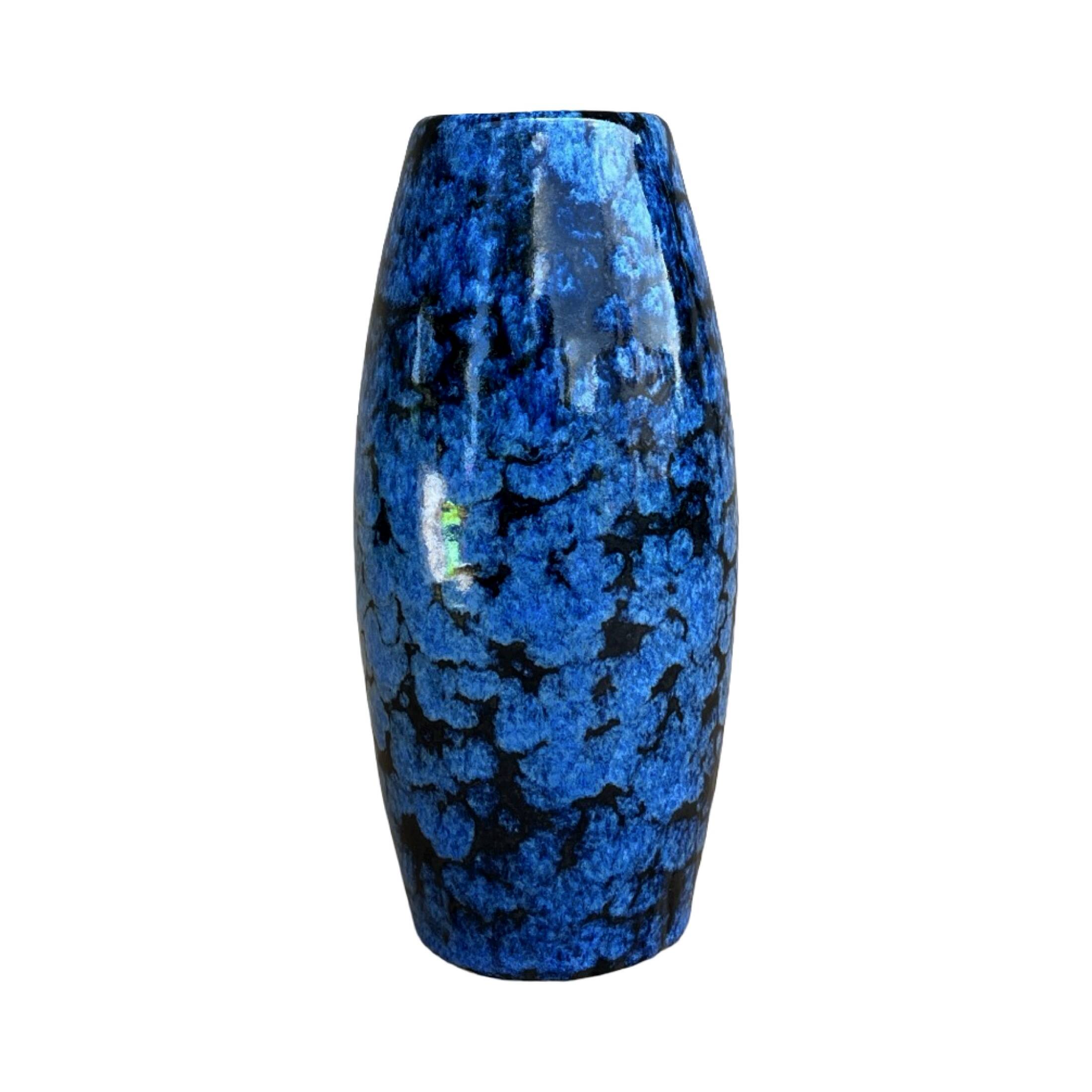 Scheurich 522-18 Fat Lava ceramic vase, Germany 1970s
