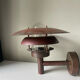 Classic danish mcm outdoor wall lamp in copper
