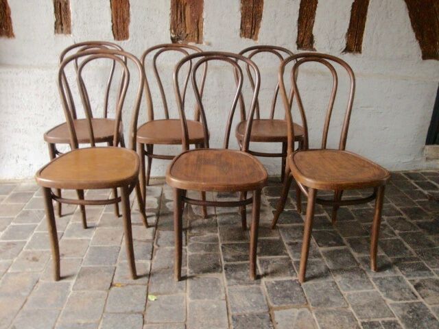 Lot de 6 chaises bistrot