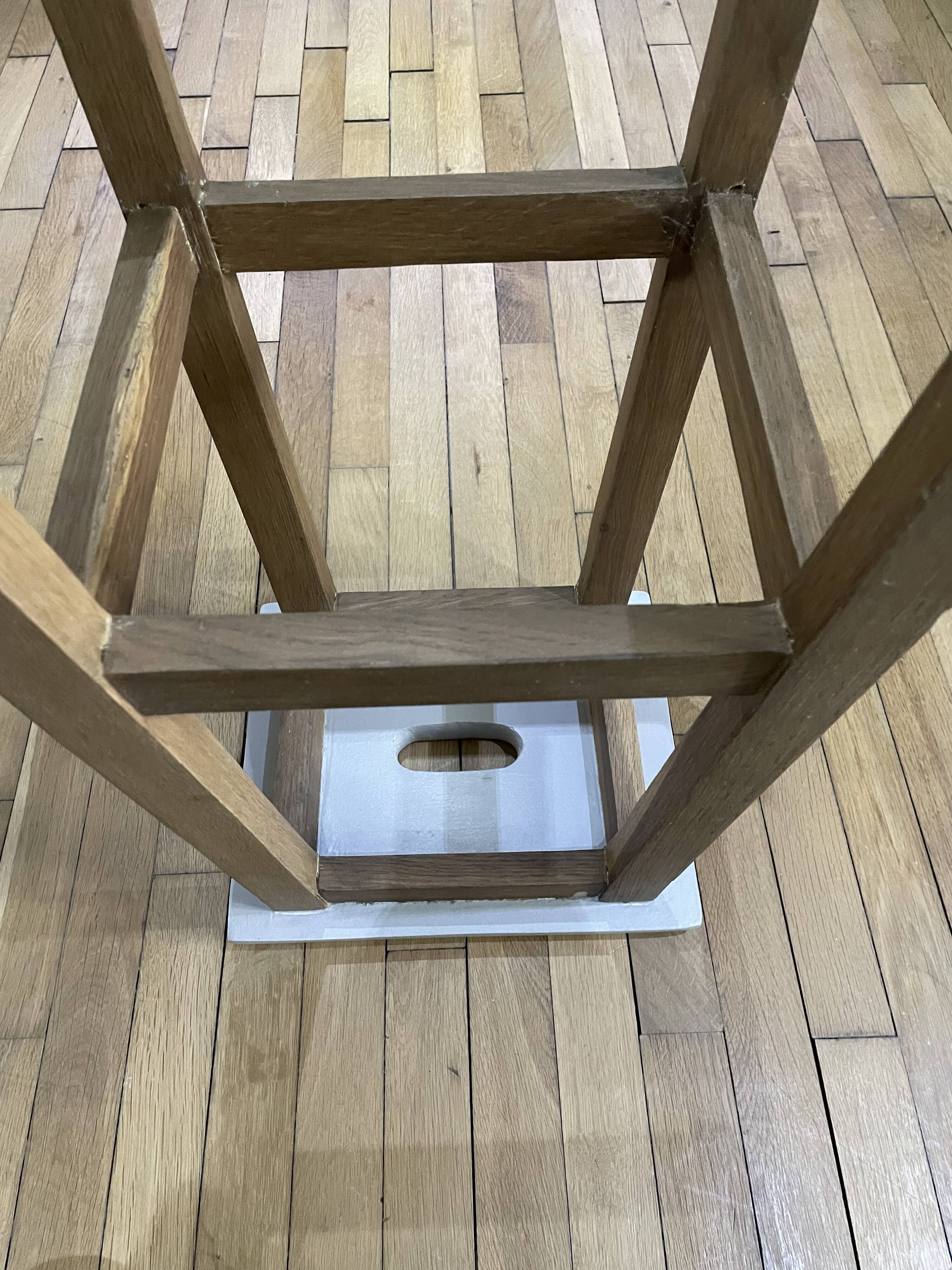 Tabouret vintage en chêne 260351