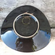 Decorative plate Longwy commemoration of the reunification of Lorraine