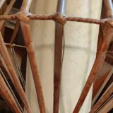 Pair of rattan suspensions 1960s-1970s