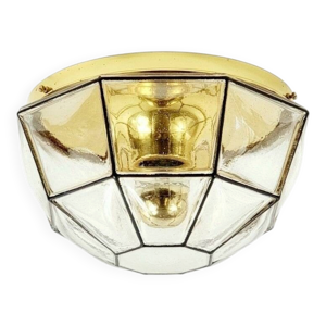 Plafonnier en verre du - 1960