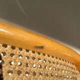 Paire de chaises cannées italiennes design Breuer