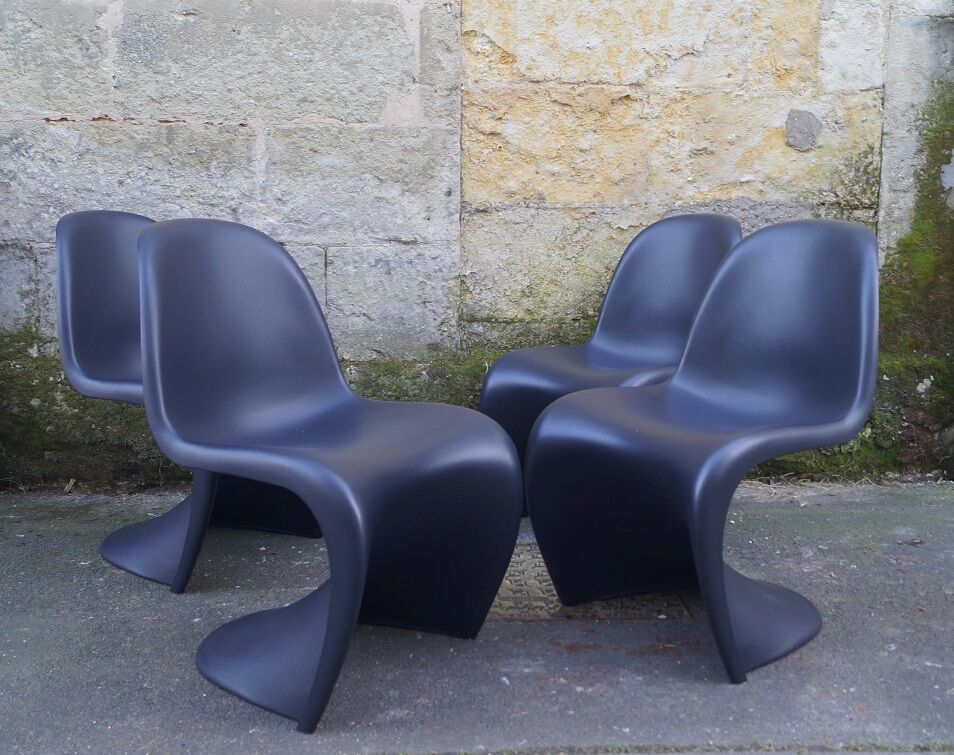 Verner Panton Vitra chairs set