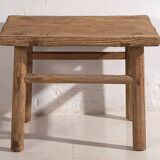 Ancienne table d’appoint carrée (c.1850) #2