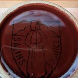 Earthenware ashtray from Salins-les-Bains