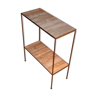 Console iron and wood