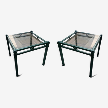 Pair of side tables - Pierre Vandel - 1970s
