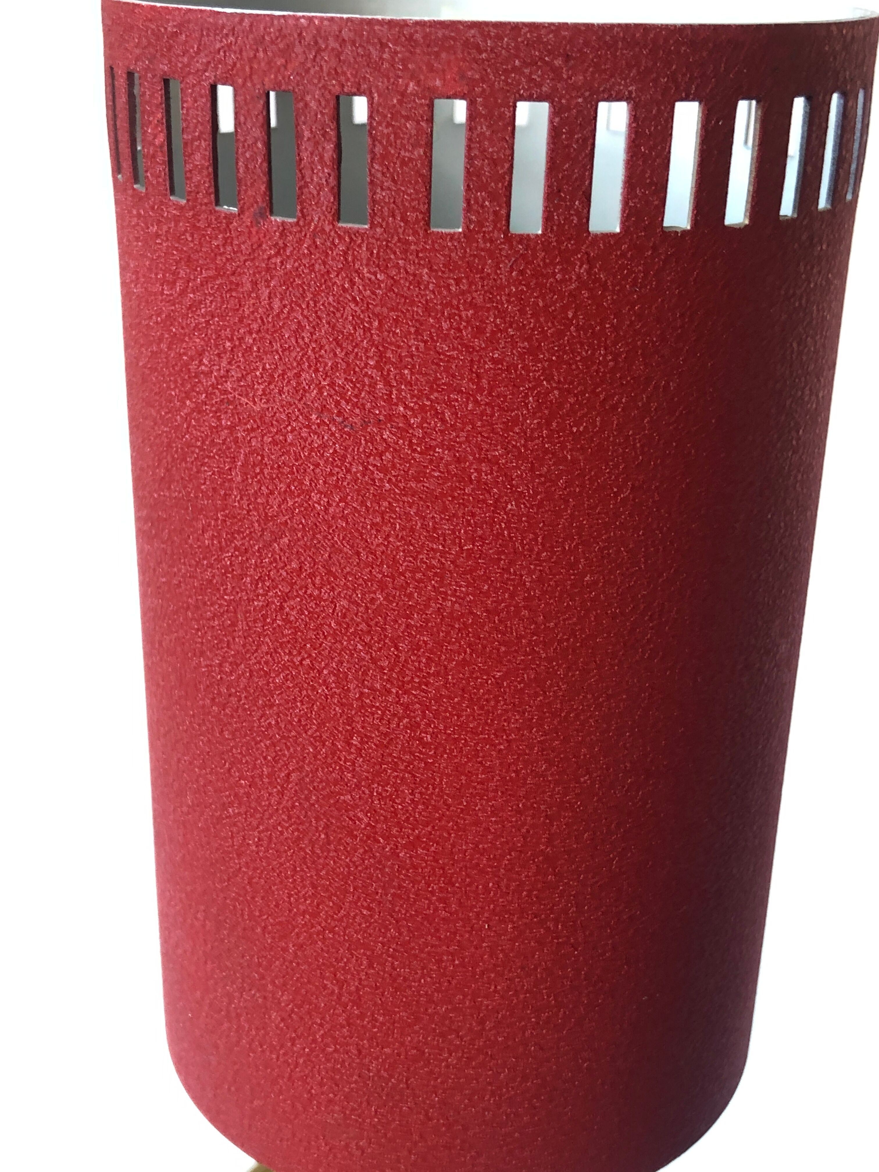 Red beaded wall lamp 1960