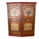 Antique Swiss wardrobe hand-painted – Alpine folk art – dated 1781