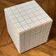 Cube - white/orange