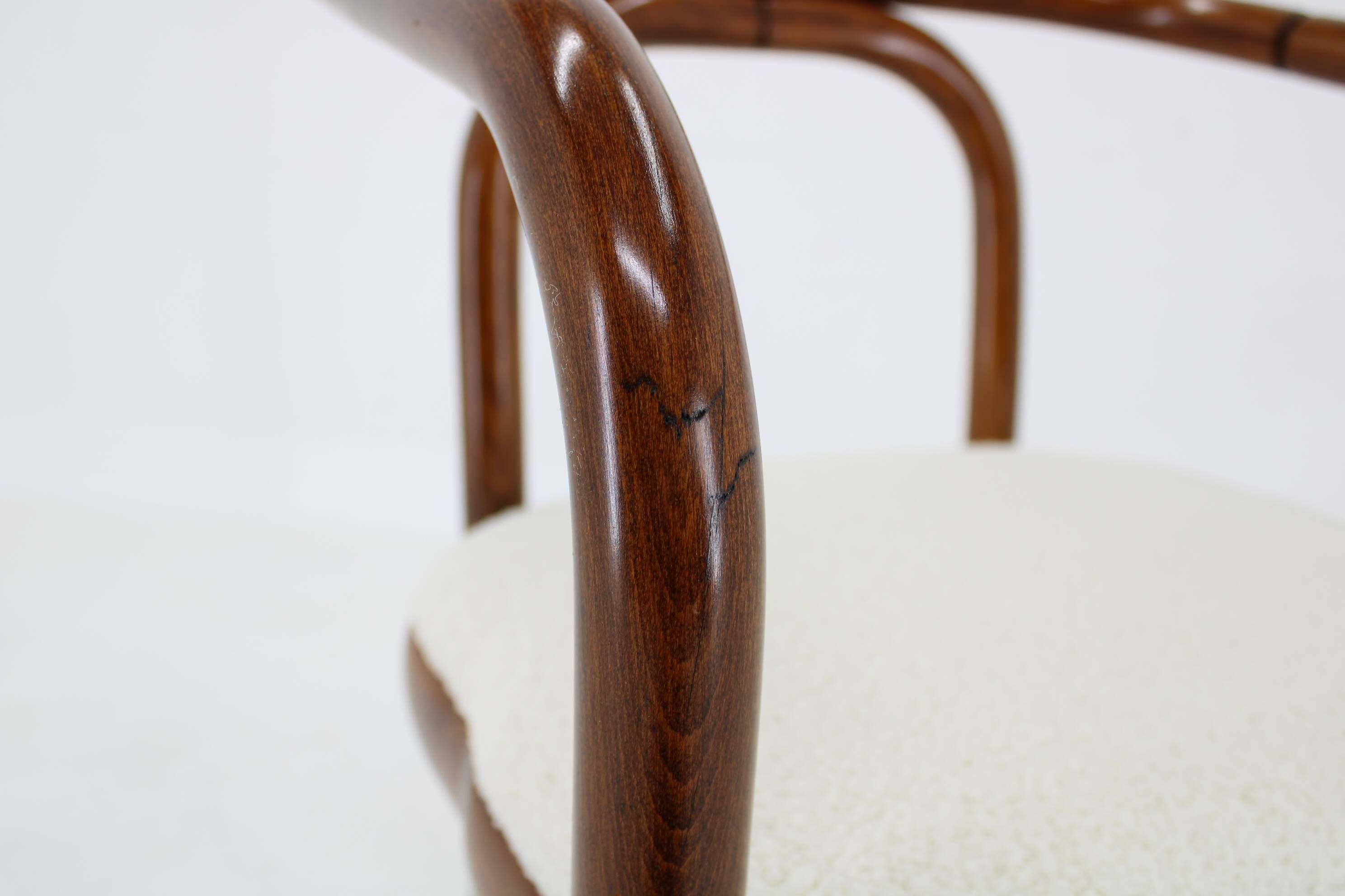 1970s antonin suman set of four dining chair by ton