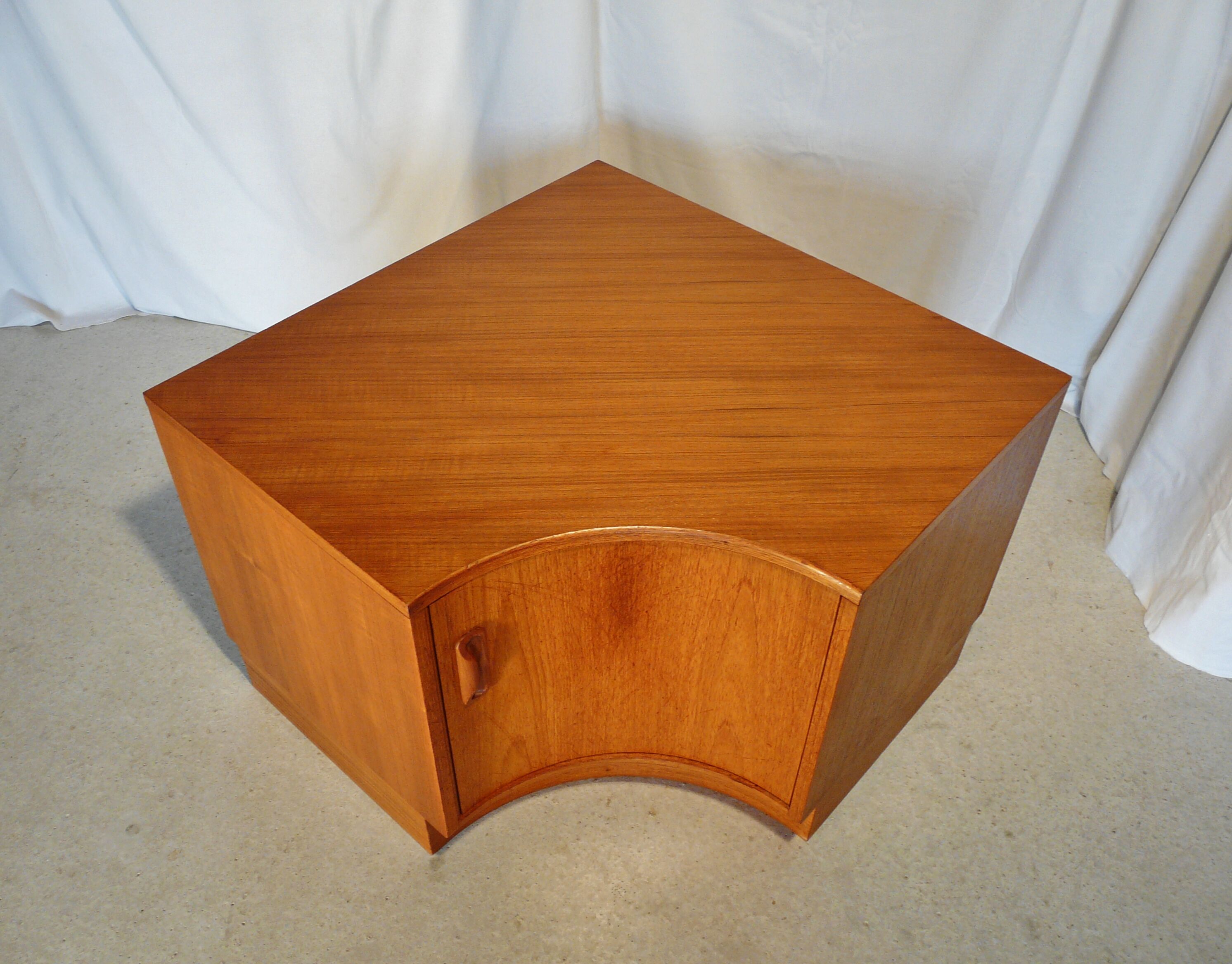 G Plan teak modular angle line