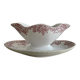 Lebacqz & Bouchart St Amand Nord Glycines pink ironstone sauceboat