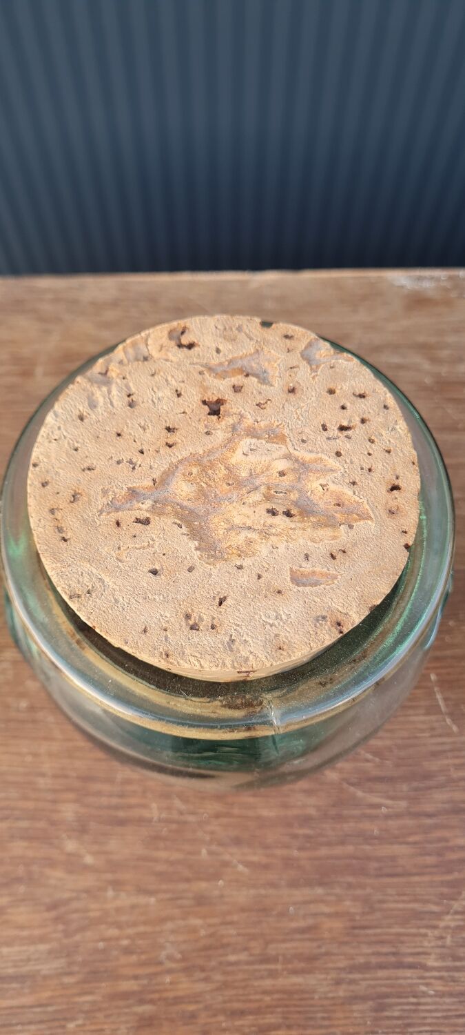 Set of 4 glass spice jars