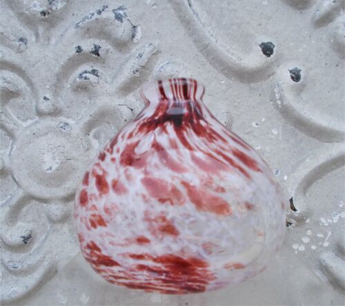 Vase signed JAS glassware contemporary art
