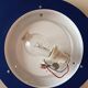 Vintage Elephant wall lamp in metal and opaline - design Hustadt Leuchten