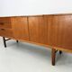 Buffet vintage unique en teck des années 1960, produit par Nathan au Royaume-Uni.