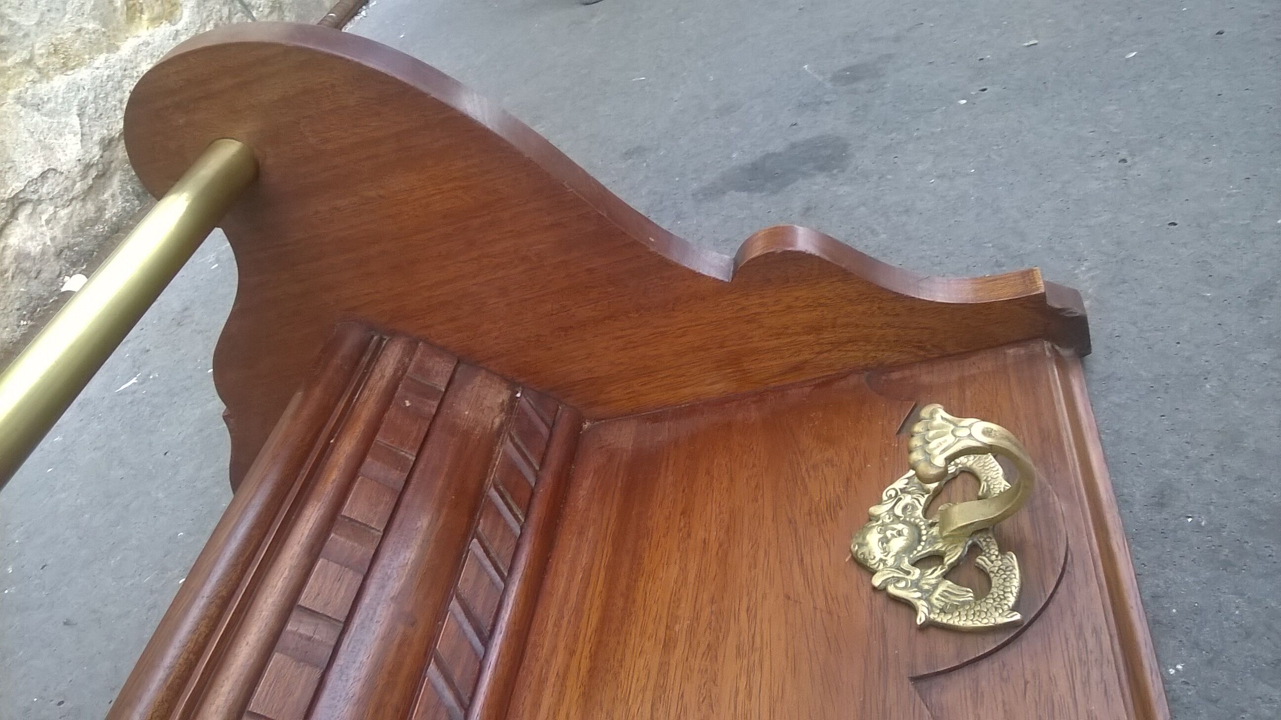 Old wall coat holder