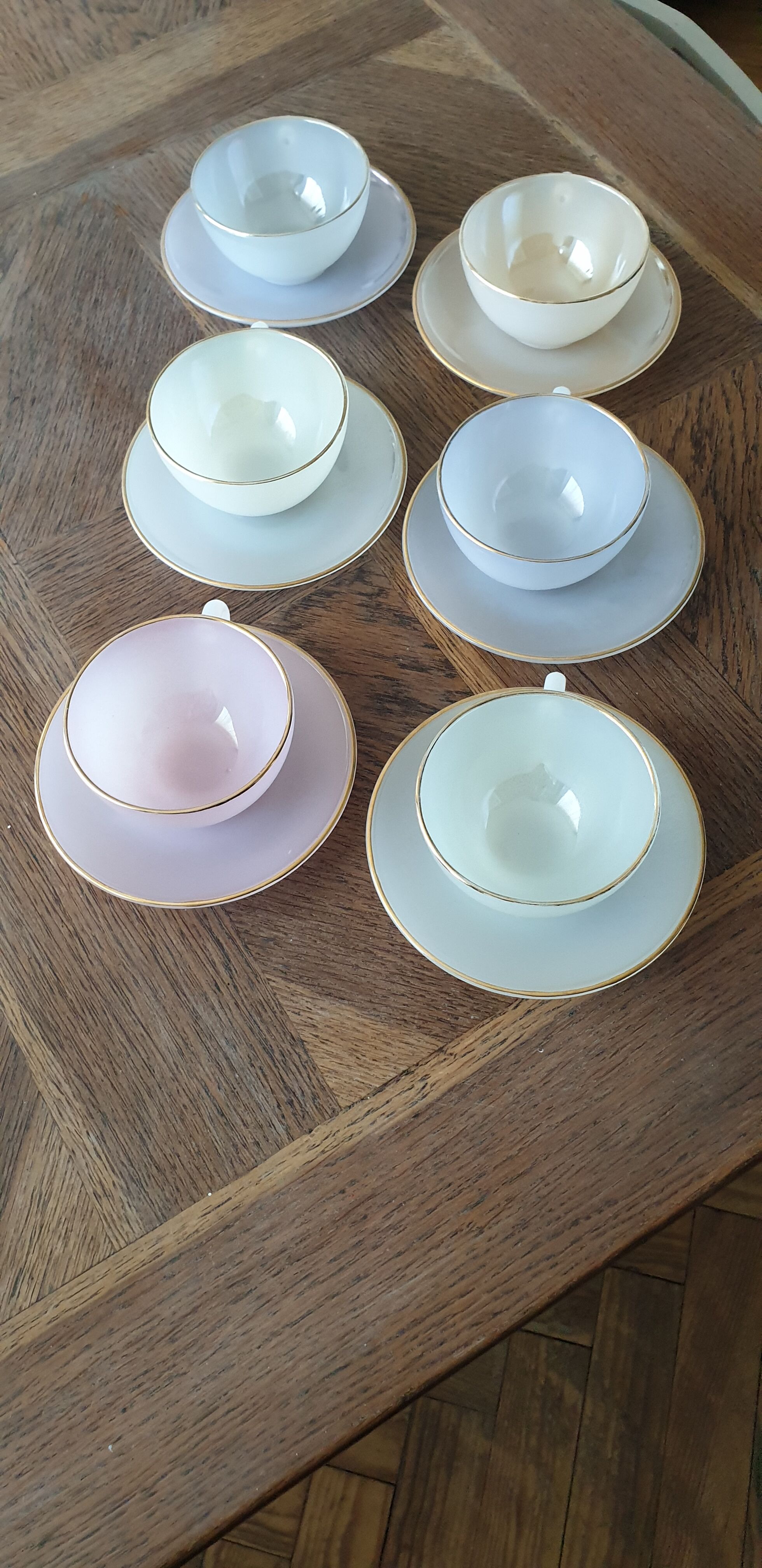 Luxury Coffee Service Arcopal Harlequin Model