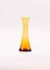 Small vintage amber glass soliflore vase