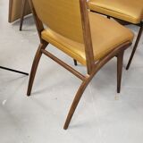 Set of 6 vintage Scandinavian chairs 50/60