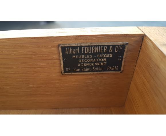 Service trolley of refrigerated Art Deco restaurant ALBERT FOURNIER & Cie