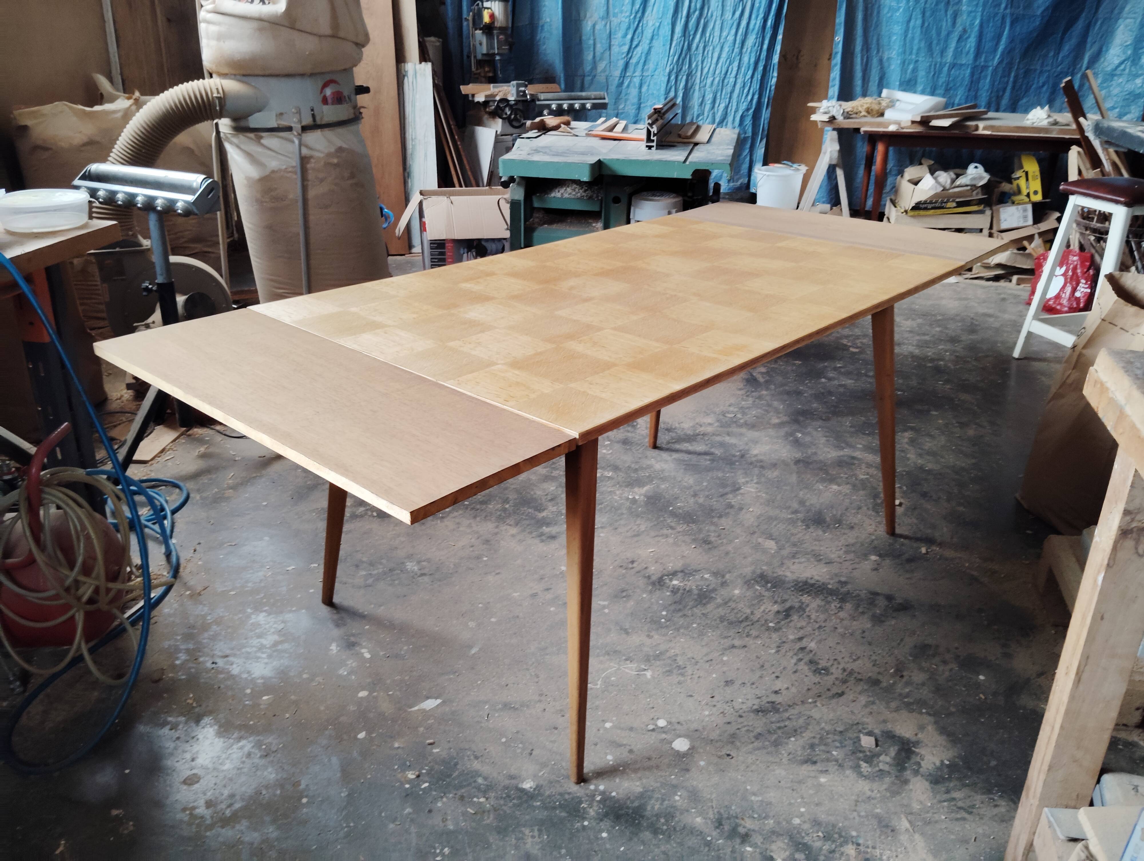 Vintage Scandinavian oak table