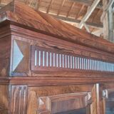Louis Philippe Period Walnut Library Showcase
