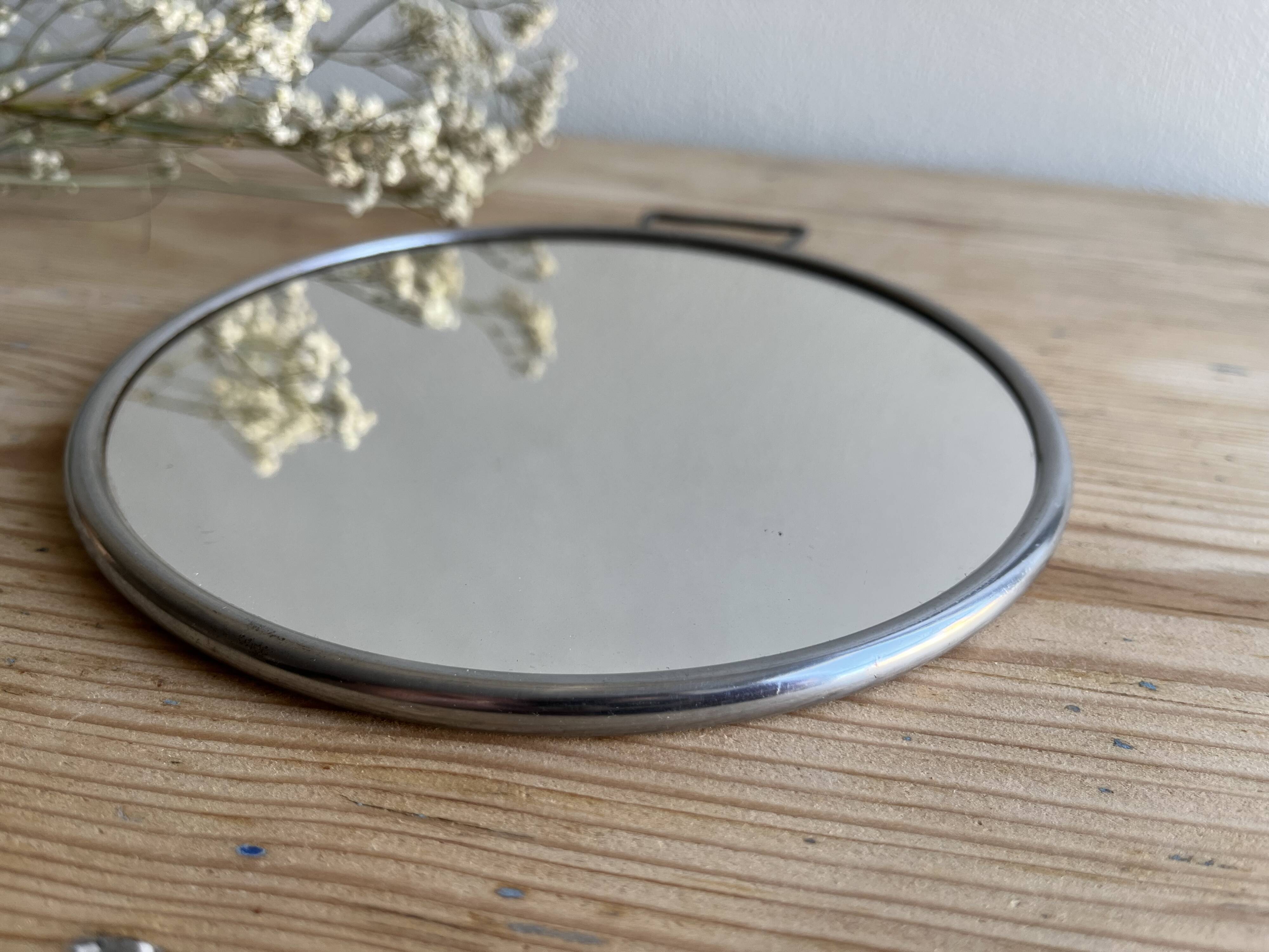 Round barber mirror 18 cm