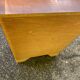 English chest of drawers in light wood with 4 drawers